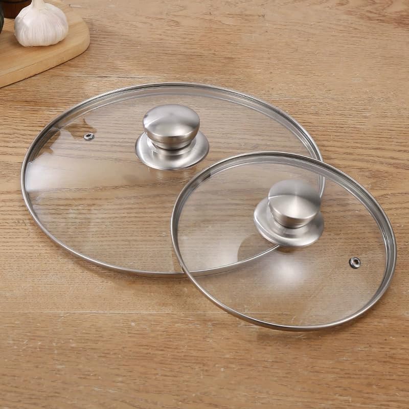 Tempered Glass Lid, Replacement Cover for Frying Pan (7 inch)
