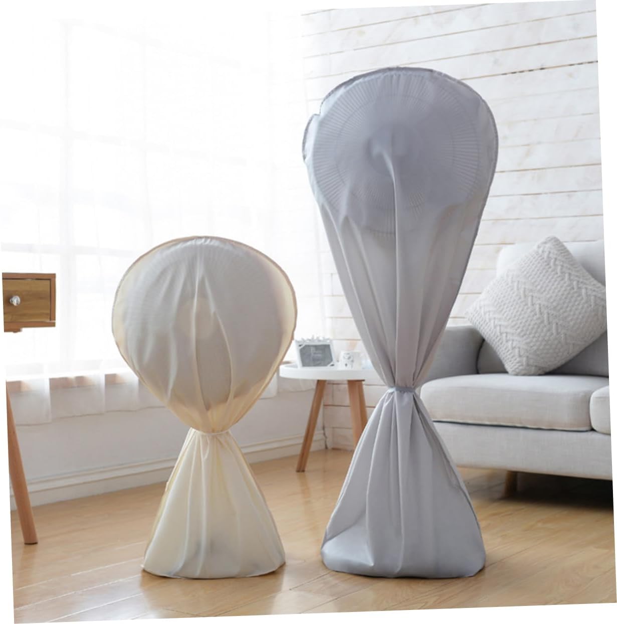2pcs Electric Fan Cover Oxford Floor-standing Fan Sleeve Versatile Protective Cover for