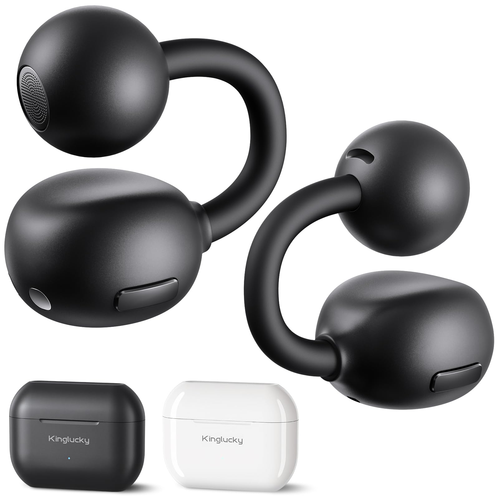 Kinglucky Upgrade Clip On Earbuds