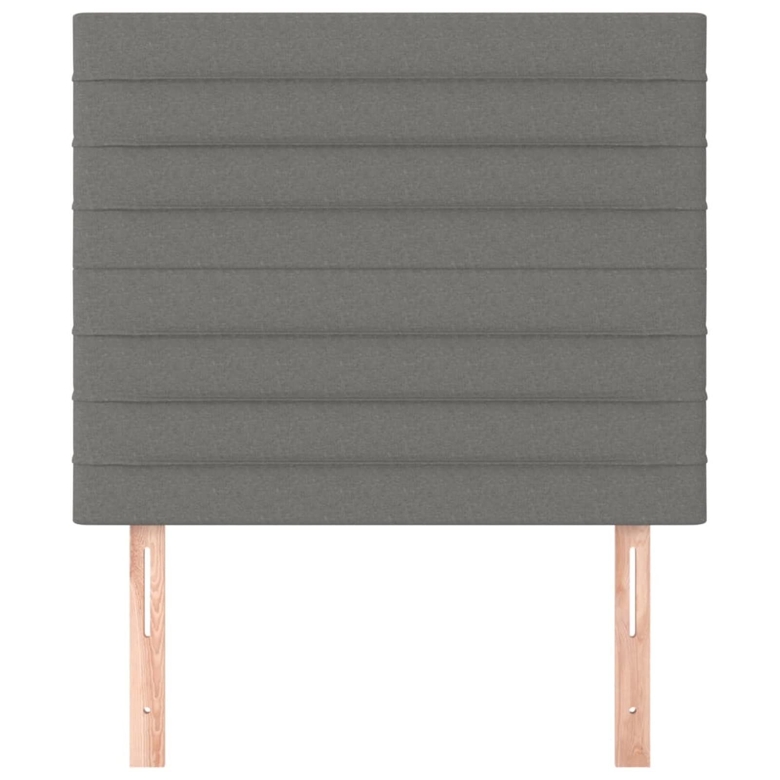 Cabeceros 2 Unidades, Cabezal De Cama, Cabezales Dormitorios Modernos, Cabecera para Cama, Cama Cabeza, de Tela Gris Oscuro 100x5x78/88 cm