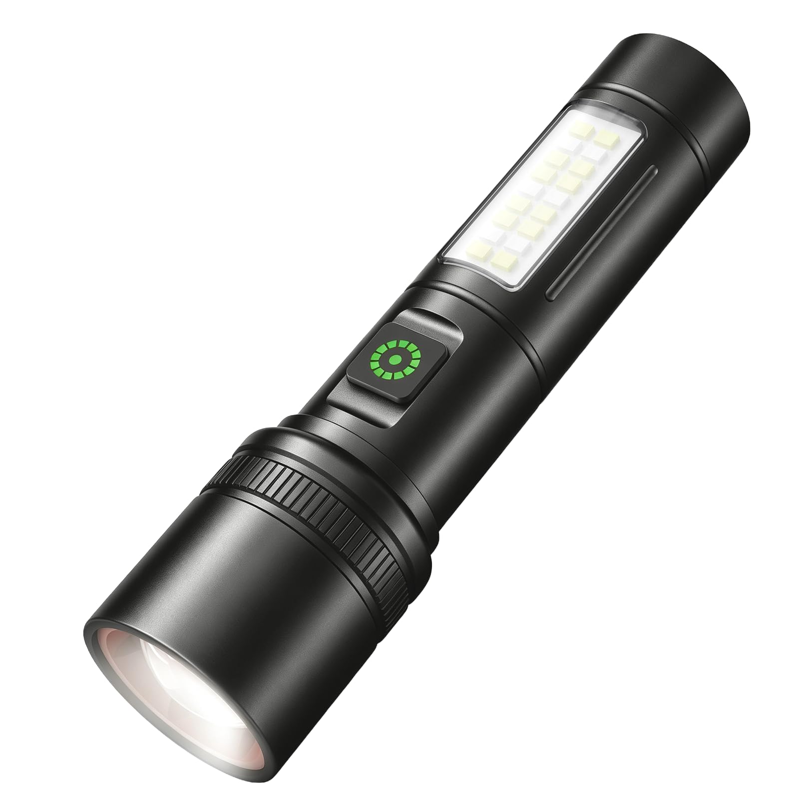 1000 luminous rechargeable torch light flashlight UN1QUE Aluminum Alloy Light, Lumens Torch with 6 Light Modes, Stepless Zoom, Small Size (Black) Home Improvement Protective Gear/Headwear Shoei Glamster 06 helmet Colour:RED