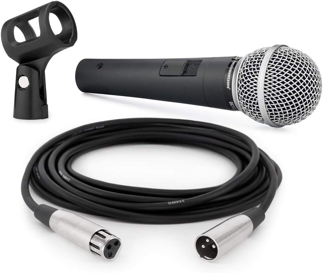 Pure Resonance Audio UC1S Ultra-Clear Dynamic Vocal Microphone Bundle with XLR Cable Example: Sony QuietComfort Noise Cancelling Wireless Headphones