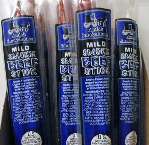 Premium Amish Beef Sticks - 21ct - Individually Wrapped (Mild)