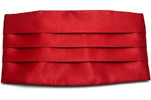 Exquisite Men's Solid Multi-color Silk Cummerbund