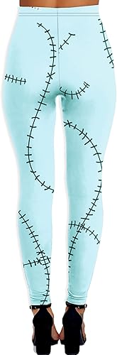 Miniatura 6 de AOBUTE Leggings de Halloween elásticos estampados para mujer