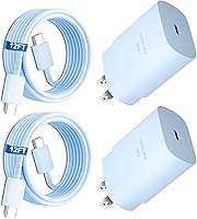 Vista 17 de Cargador súper rápido tipo C, bloque de cargador de pared rápido USB C de 25 W y cable de carga rápida súper largo de 8 pies para Samsung Galaxy