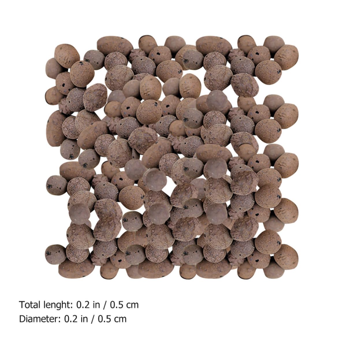 TOYANDONA Piedras de Ceramsita para Jardinería 1kg Función de Drenaje y Retención de Agua, Material de Arcilla y Esquisto para Macetas de Flores y Cultivo sin Suelo