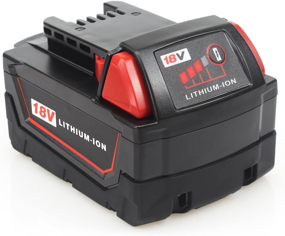 Amazon Com Waitley M18 18v 6 0ah Replacement Battery Compatible With Milwaukee M18 18v 6000mah M18b 48 11 1820 48 11 1850 48 11 1828 48 11 10 Lithium Ion Battery Cordless Power Tools Electronics