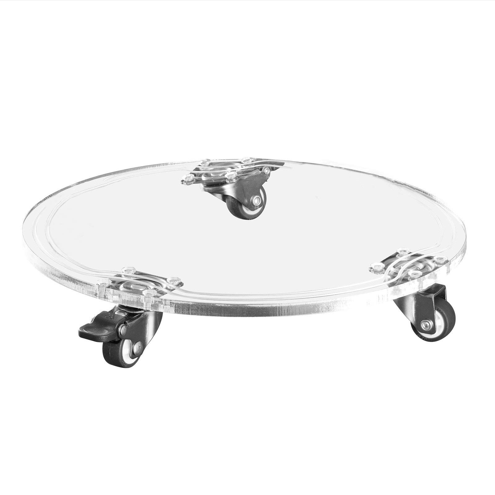Chariot à plantes universel à roulettes en acrylique premium durable