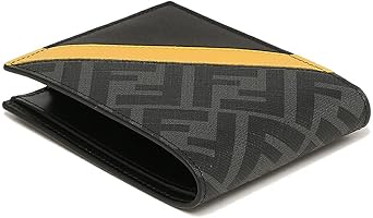 Amazon | [フェンディ] 二つ折り財布 ブラック マルチ メンズ 7M0001