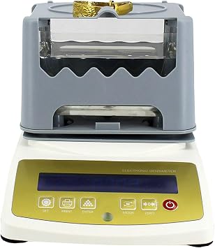 Portable Gold Purity Tester with Digital Display, 5s Result, 1-24K Range, Non-Destructive Metal Karat & Density Check for Jewelers, Recyclers, Investors MDJ-300K