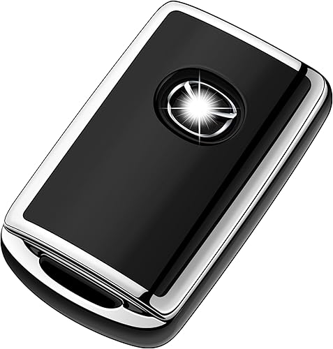 Tukellen Funda para llavero Mazda de protección completa de 360 grados, compatible con Mazda 3 2019-2024, Mazda 3 Hatchback, Mazda CX-5, CX-30, CX-9