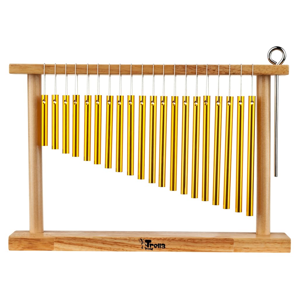 TrellaTon® Bar Chimes mit Holzstativ 20 Klangstäbe I Wiemann Lehrmittel