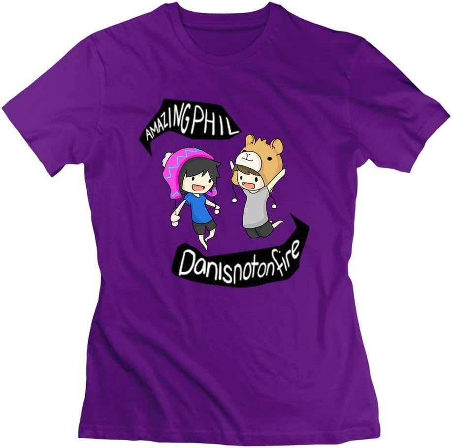MAIT Women's Dan And Phil Show Shirt Purple S