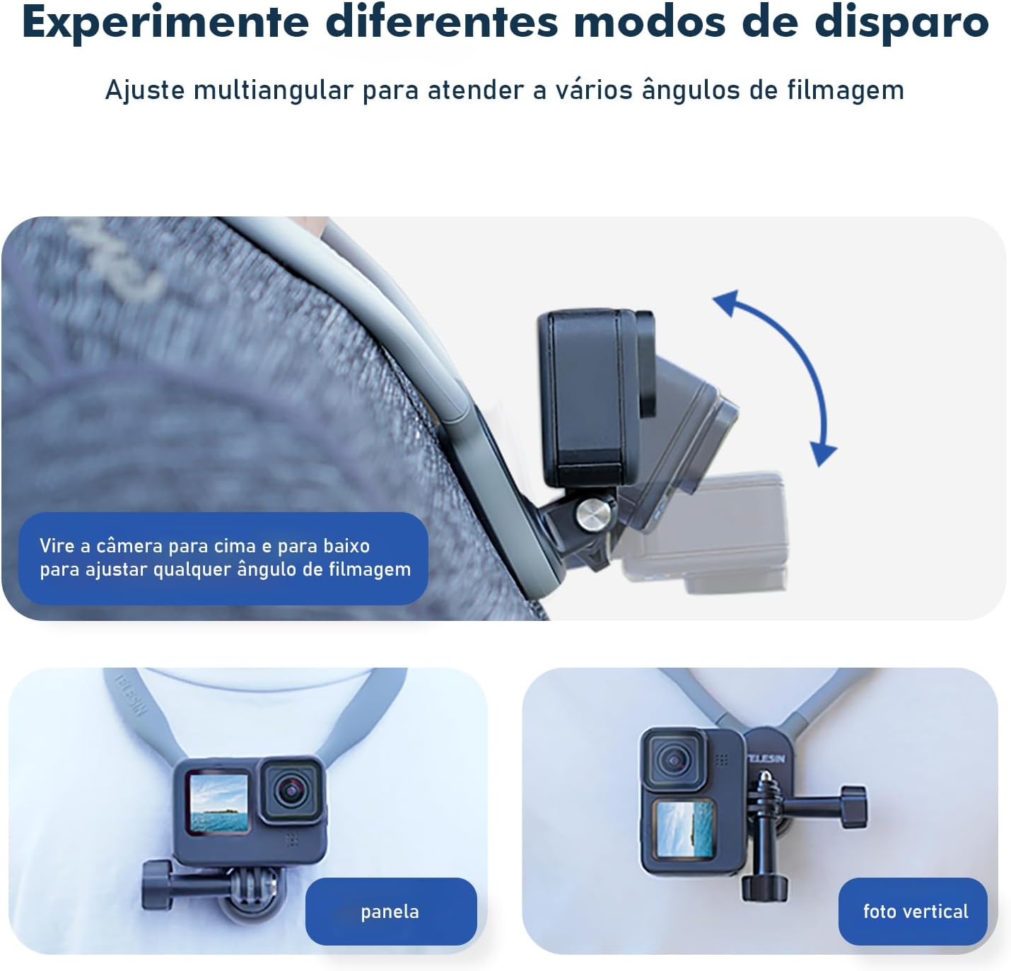 Suporte de Pescoço Magnético para Camera