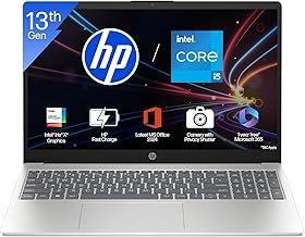 HP Windows 11 Home 15,13Th Gen Intel Core I5-1334U(8GB DDR4,512GB SSD),Anti-Glare,Micro-Edge,15.6''/39.6Cm,FHD,Silver,1.59Kg,Fd0466Tu,Intel Iris Xe,FHD Camera W/Privacy Shutter,Backlit Laptop