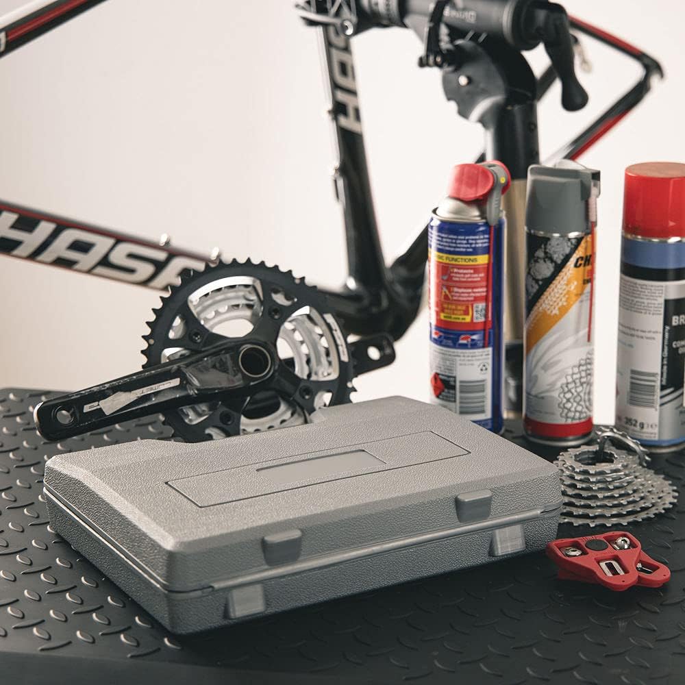 CyclingDeal Bike Bicycle Repair Tool Kit - Quality Tools Kit Set for Mountain Bike Road Bike Maintenance in a Neat Storage Case : Cranktool Set : Sports & Outdoors