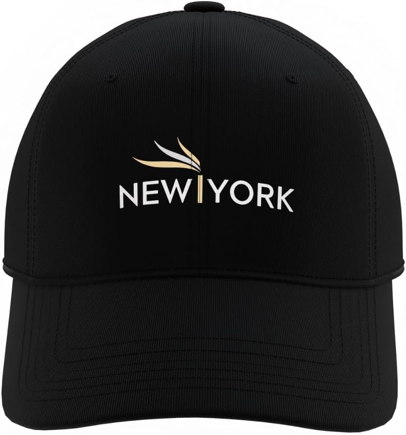 New York Baseball Caps for Men and Women - 100% Cotton NY Cap with Adjustable Self Fabric Strap Closure, One Size Fits All - Image 7