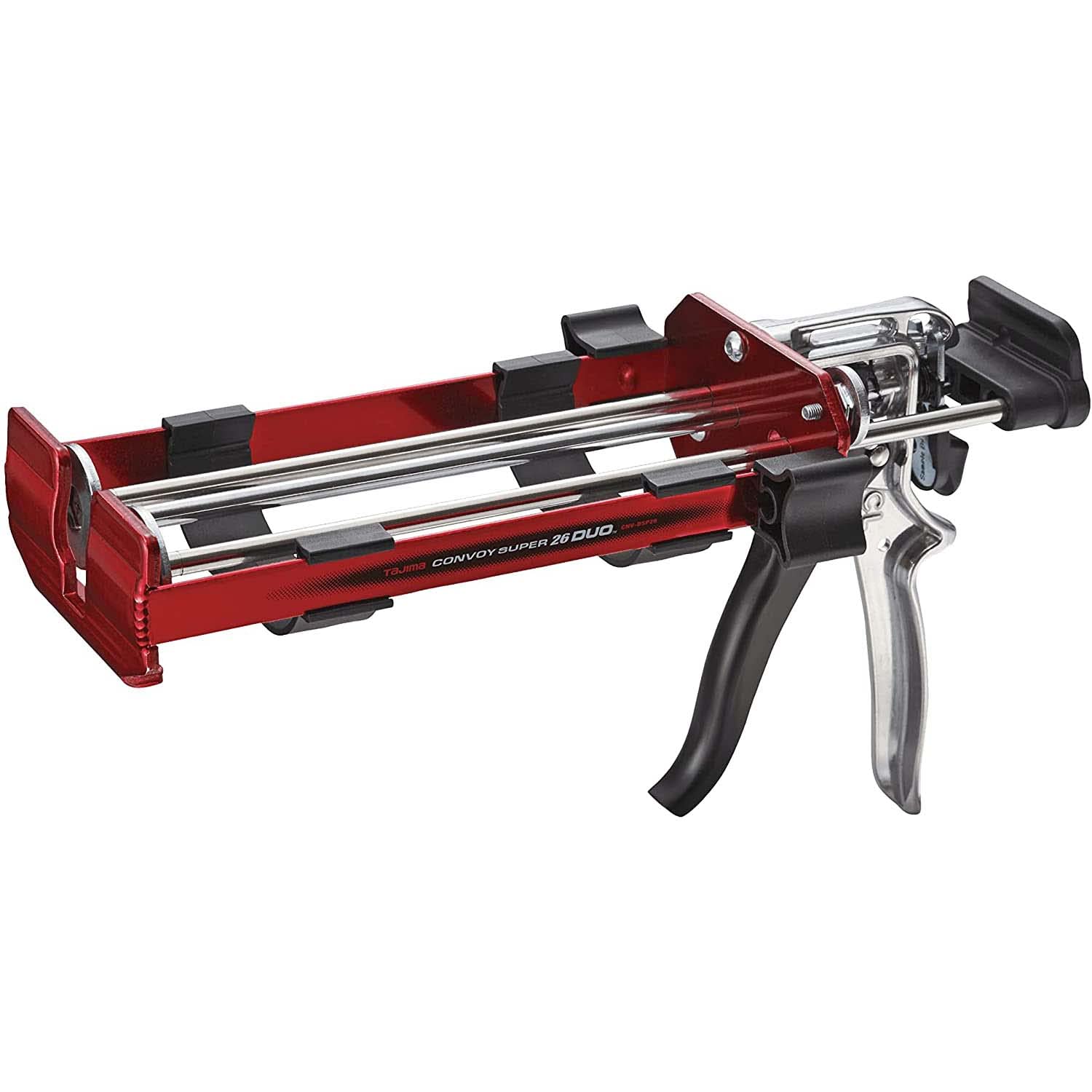 TAJIMA Caulk Gun - Dual Component Adhesive Convoy Duo with 26/1 Thrust Ratio & 1:1 and 2:1 Cartridge Compatibility - CNV-DSP26