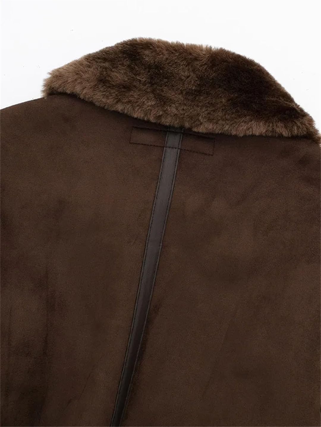 Women Winter Autumn Lamb Cashmere Collar Clothing Woman Pocket Zipper Warm Jacket