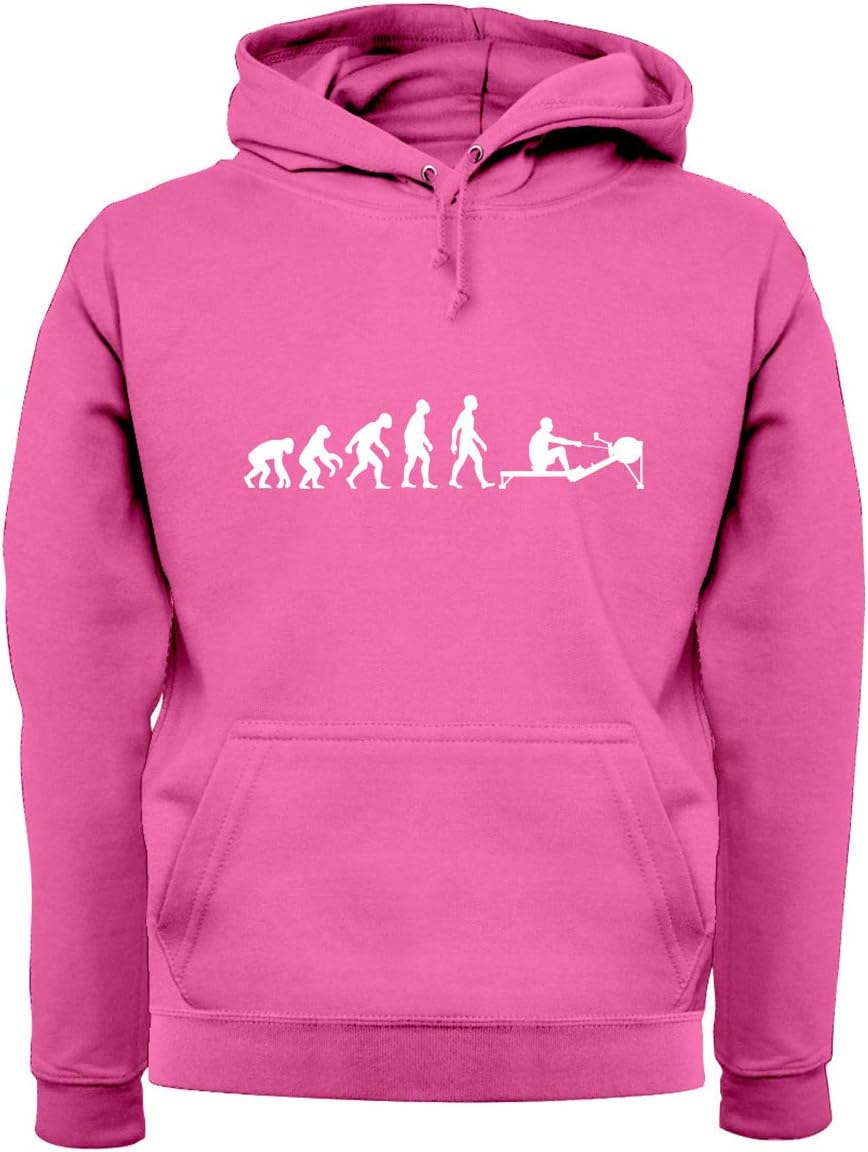 Evolution of Man Rowing Machine - Unisex Premium Hoodie/Hooded Top