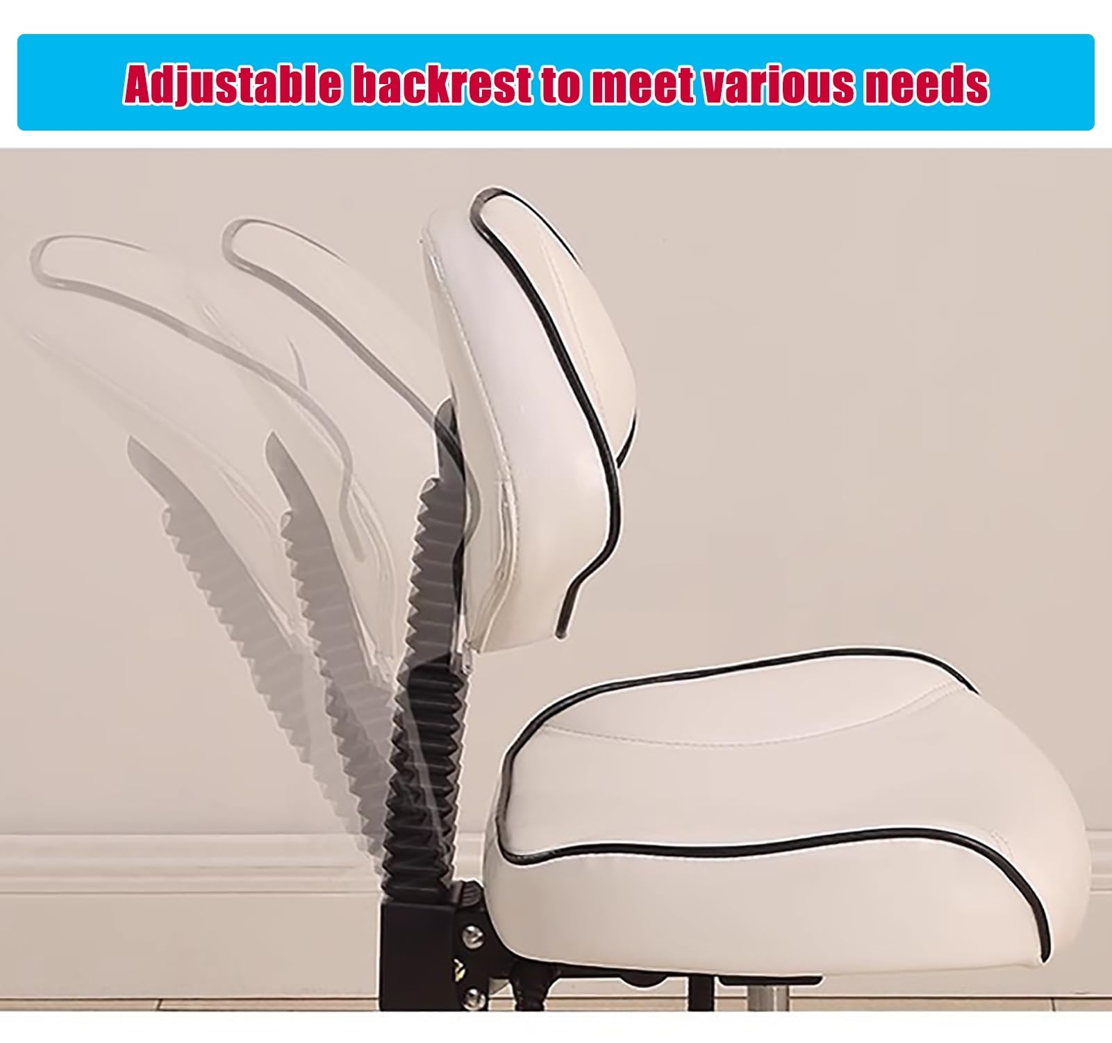 Ergonomischer Zahnarztstuhl mit Rückenstütze für bequeme Haltung und Mobilität in Salons, ideal für Zahnärzte und Tätowierer