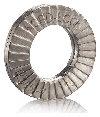 Nord-Lock - 2740 - Wedge Lock Washer for Screw Size 3/4 in, Wedge Lock, Stainless Steel, Plain, Plain, 316, 100 PK