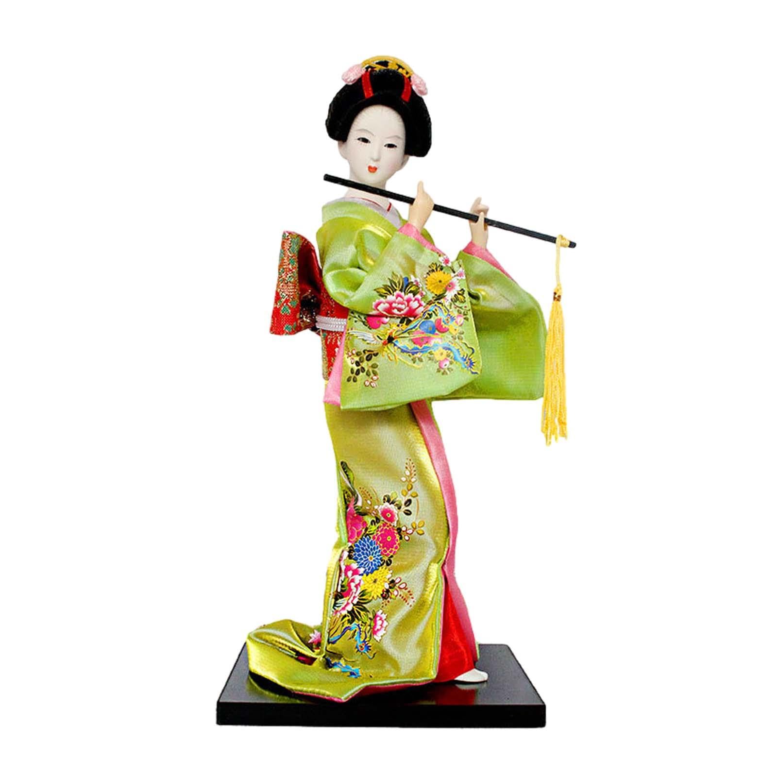 Figurine de Collection Geisha Japonaise, Poupée Orientale, Figurine Ethnique