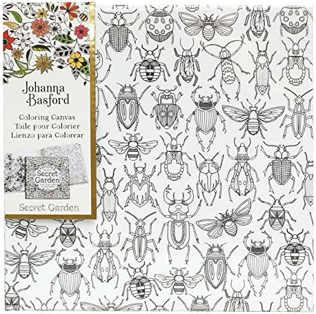 Art Alternatives Bugs Johanna Basford Secret Garden Coloring Canvas