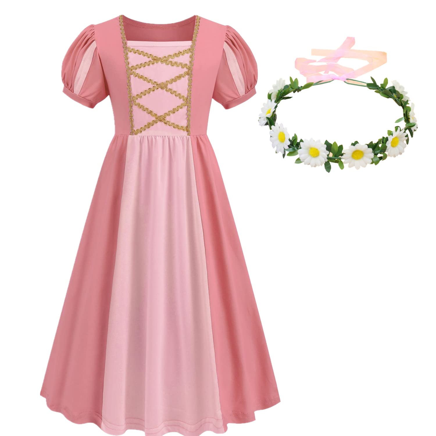 Lovely Mermaid Renaissance Medieval Dress Princess Dress Girls Irish Costume Cosplay Retro Gown Birthday Halloween Xmas Party