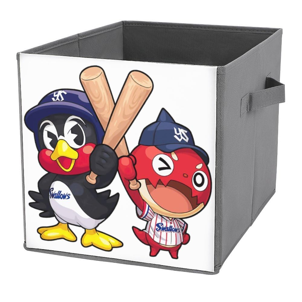Amazon｜東京ヤクルトスワローズ つば九郎収納ボックス 折りたたみ収納
