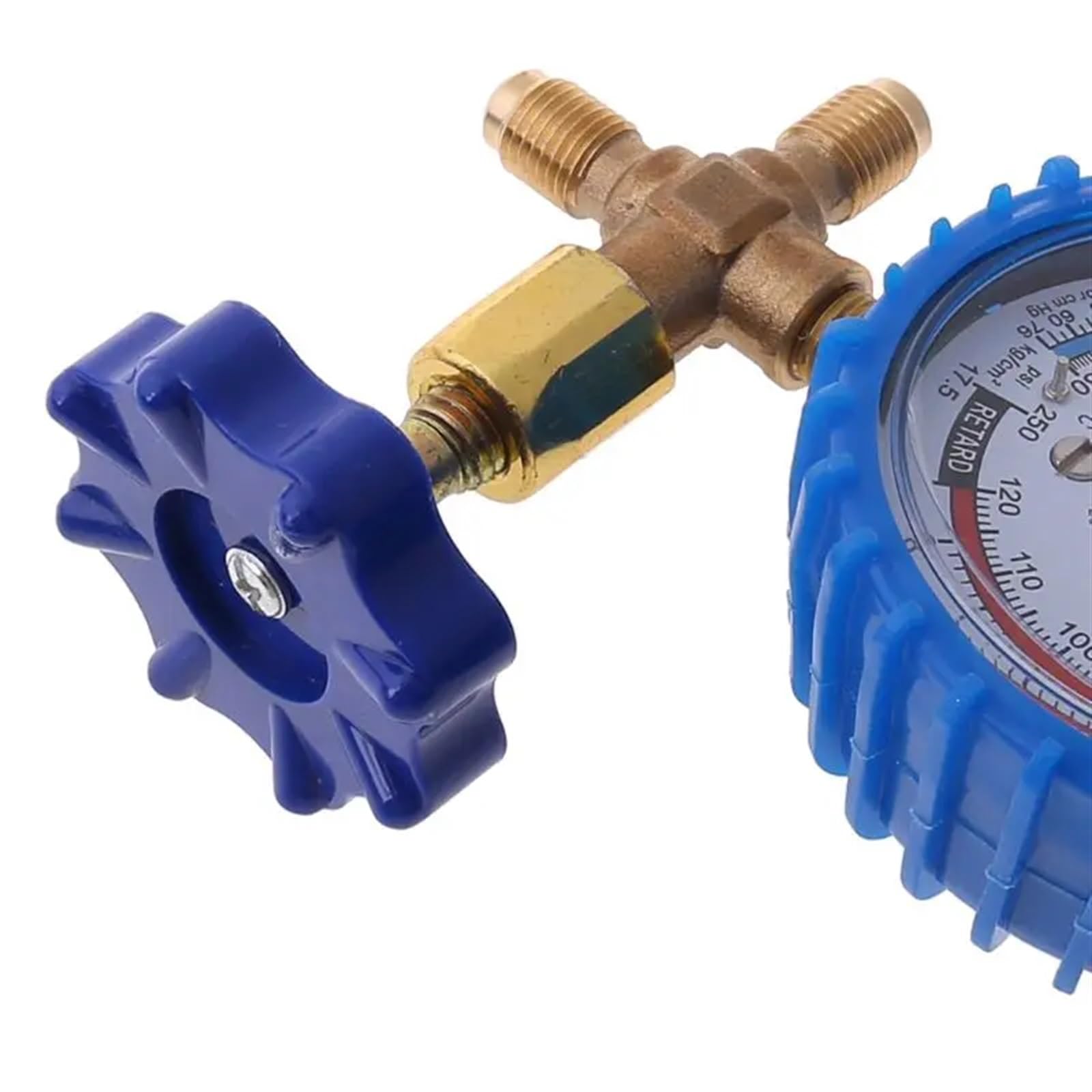 Manómetro de presión de recarga de refrigerante de aire acondicionado K1KA 220PSI 500PSI 1 pieza