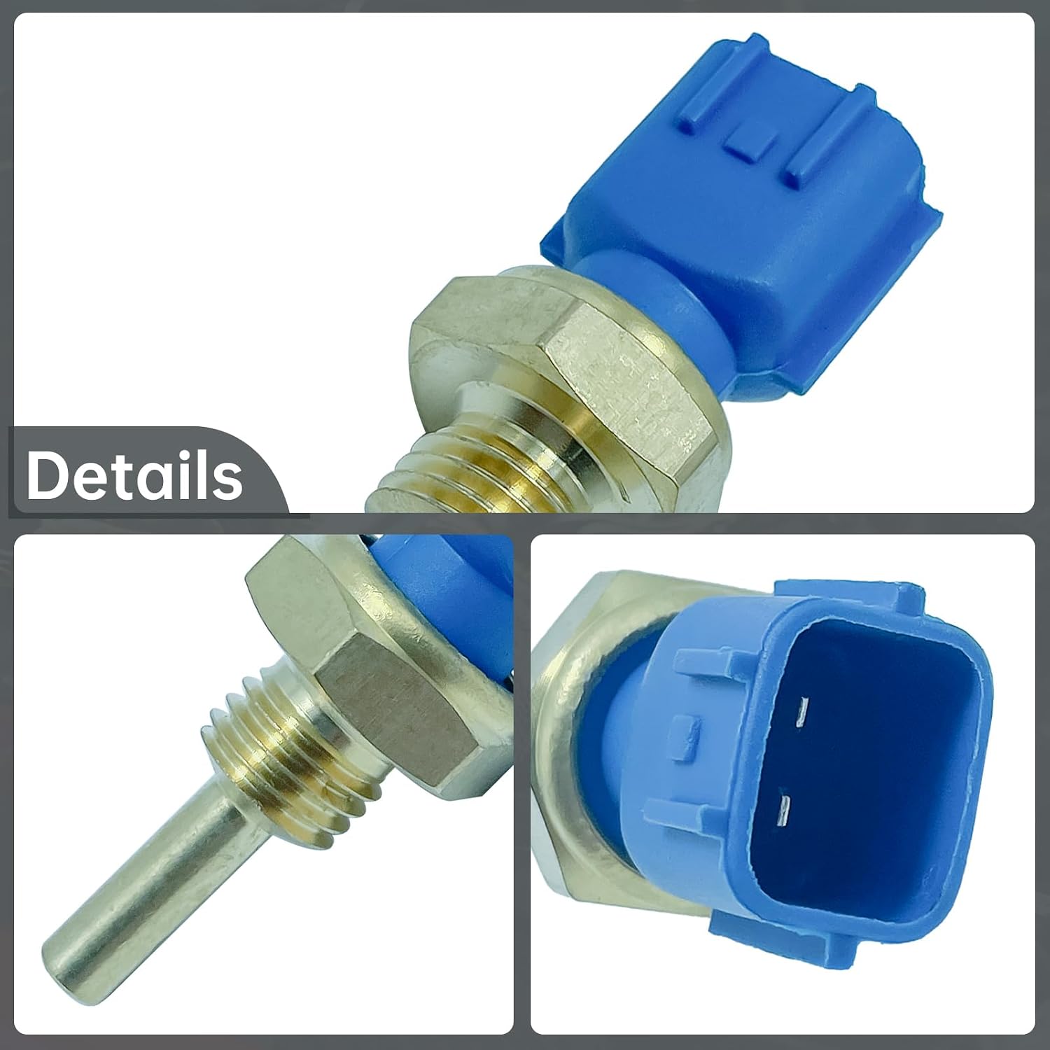 22630-JA10A Engine Coolant Temperature Sensor Compatible with Nissan Altima, Frontier, Juke, Kicks, Maxima, Murano, Pathfinder, Rogue, Sentra, Titan, Infiniti JX35, QX60 – Replaces 2CTS0057, SU13458