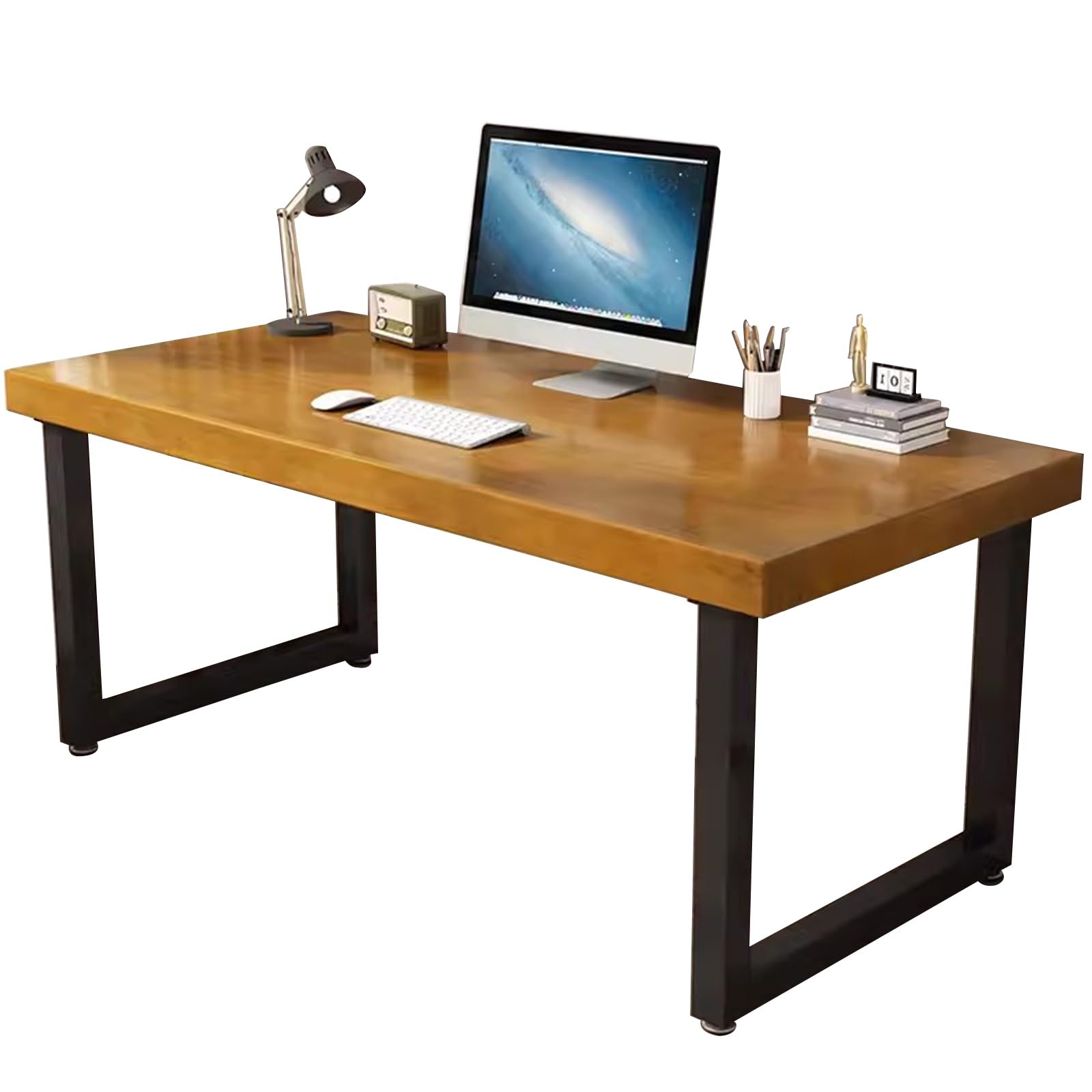 Amazon.com: lyxamjrzyp Desk, Desk Wood, Industrial Home