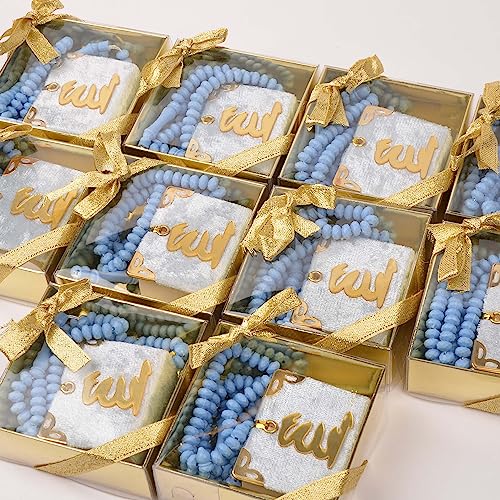 Corán y tasbih azul en set de 10 unidades para recuerdos de Ramadán 3
