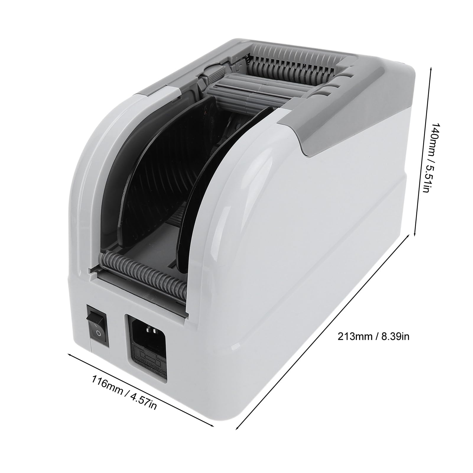Dispensador Automático de Cinta, Máquina Cortadora de Cinta Eléctrica Manual con Almacenamiento Inteligente, Corte Manos Libres Adecuado para Cintas de 6-60 Mm de Ancho, 5-999 Mm