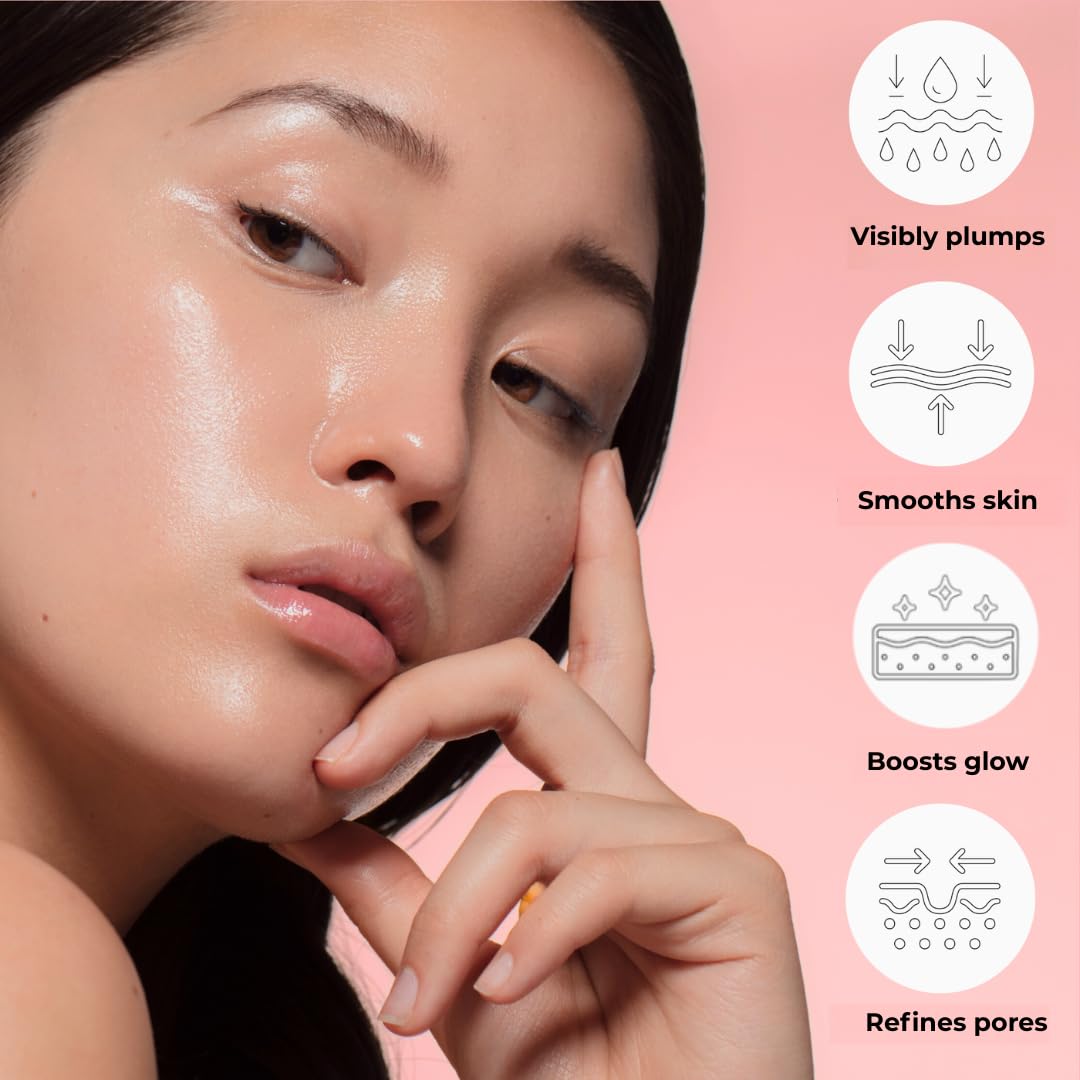 Sampar Hydrafuse Collagen 4 Hours or Overnight Mask – Korean Skincare for Radiant, Smooth Skin | Anti-Aging Face Mask with Ultra-Potent Collagen to Reduce Wrinkles, Tighten Pores & Boost Glow (4-Pack)