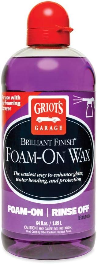 Griot's Garage 10914 Brilliant Finish Foam On Wax 64oz