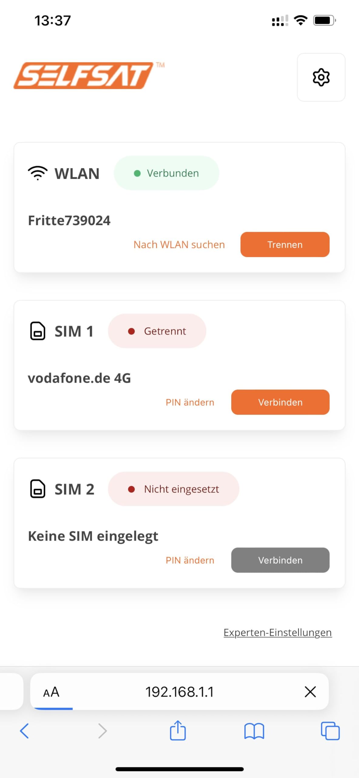 SELFSAT Routeur MWR 5550-5G / 4G LTE / 3G & Wi-FI jusqu'à 3,3 Gbit/s