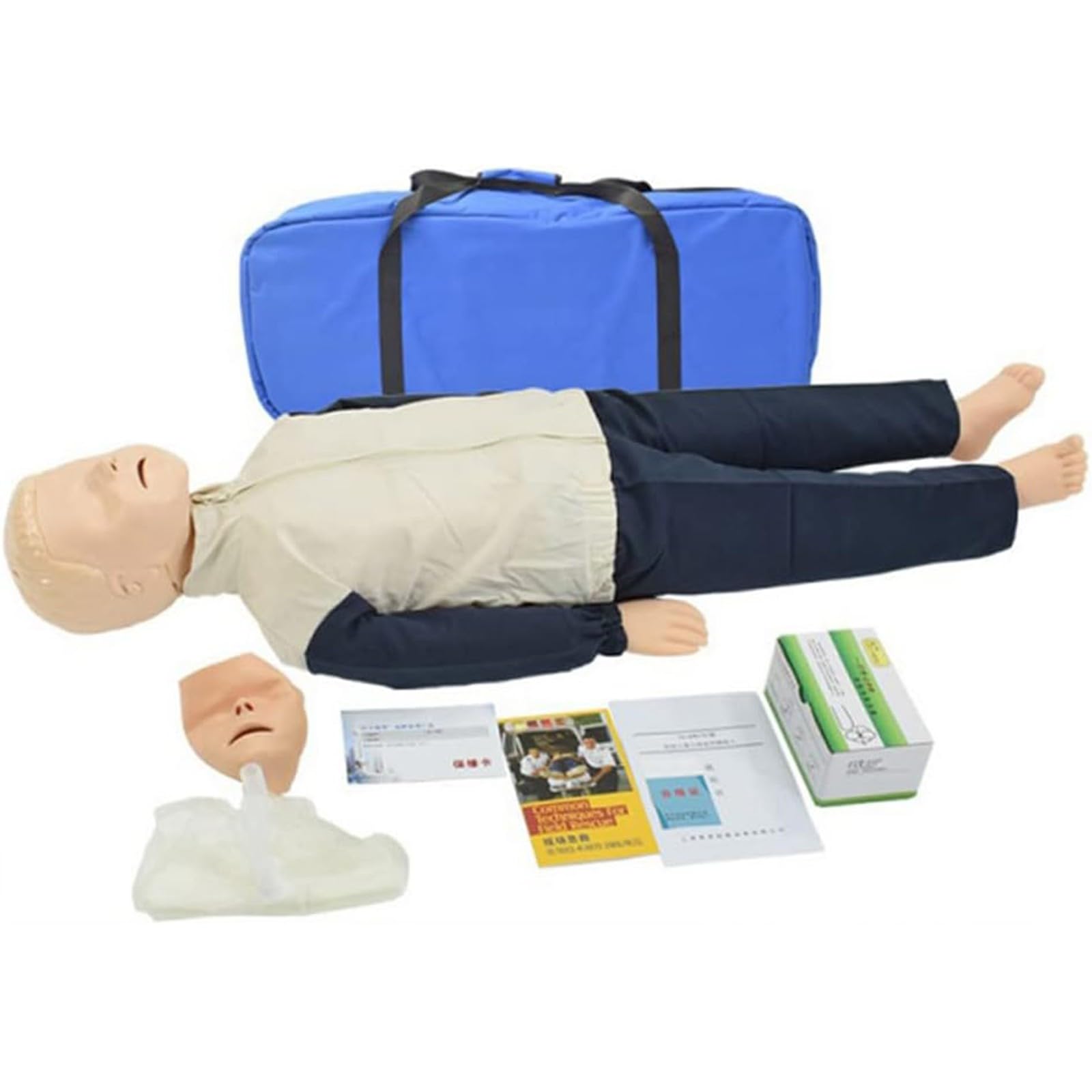 Mannequin de réanimation cardio-pulmonaire pour enfants : réanimation cardio-pulmonaire (RCP) complète pour obstruction des voies respiratoires suite à un infarctus A
