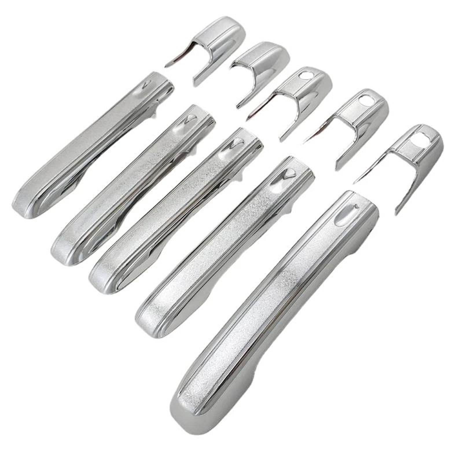 UJNHEQ Door Handle Cover Car ABS Decorative Stickers Accessories for CRV 2002 2003 2004 2005 2006 Exterior Chrome
