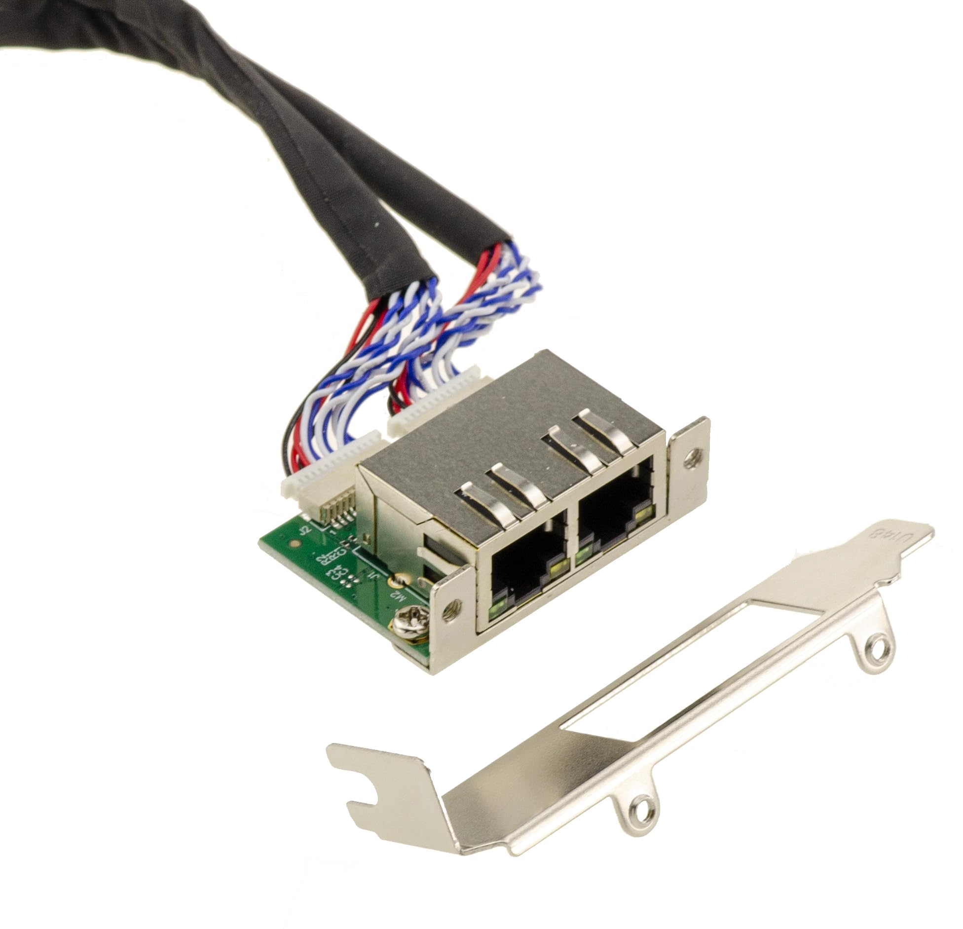 KALEA-INFORMATIQUE Scheda controller di rete Mini PCI Express MiniPCIE con 2 porte RJ45 Dual LAN 2,5 GIGABIT ETHERNET in rame e chipset I226 SRKTV