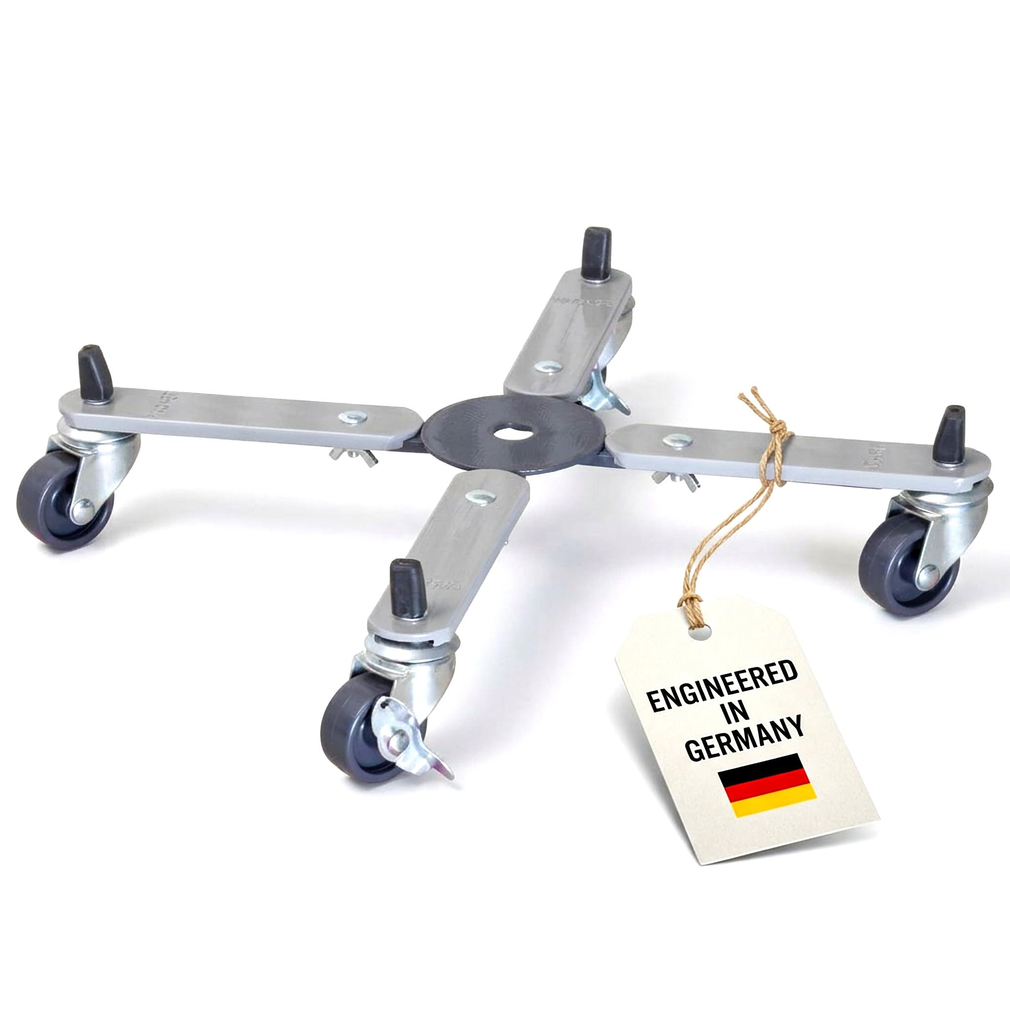 Wagner Support à roulettes pour Pot de Fleur Sun City Basic Surface Disponible 32-46 x 6 cm I Extensible en continu, 2 Freins I en Acier I intérieur + extérieur I Capacité de Charge 100 kg- 20082701