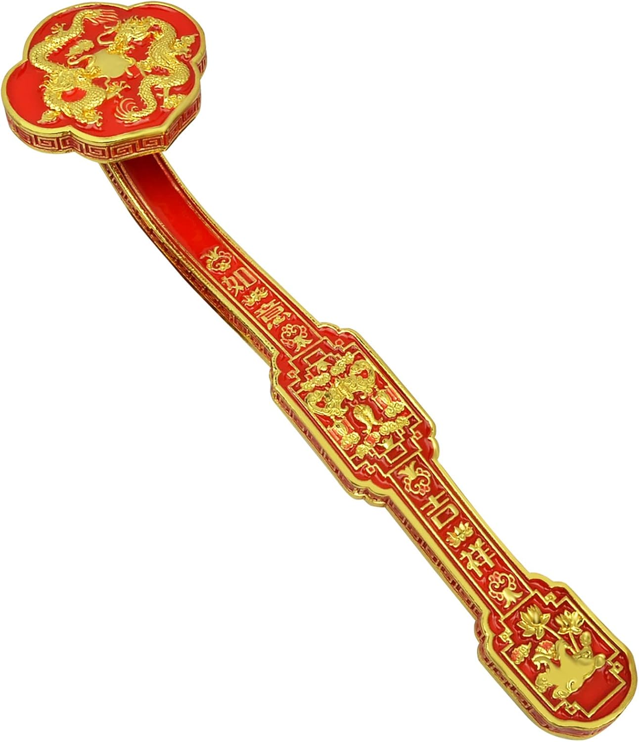 Feng Shui Mega Ru Yi with Wish Granting Mantra Good Luck Amulet