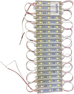5054 3-LED Lighting Module for Signage – DC 12V Waterproof Super Bright SMD LED Modules, Cool White