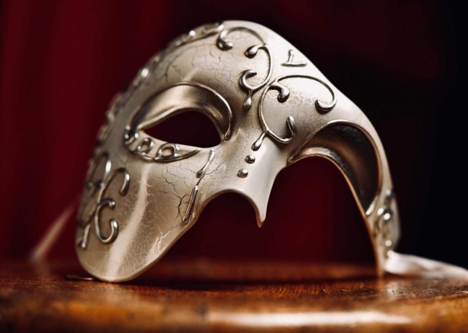 Vintage Design Half Face Men's Phantom Of The Opera Venetian Carnival Masquerade Mask (Beige&Blue+black 1 Vintage Design Half Face Men's Phantom Of The Opera Venetian Carnival Masquerade Mask (Beige&Blue+black 1