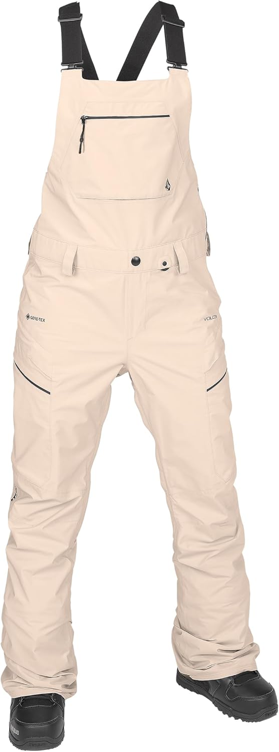 Volcom womens Elm Stretch Slim Fit Gore-tex Snowboard Bib Overall