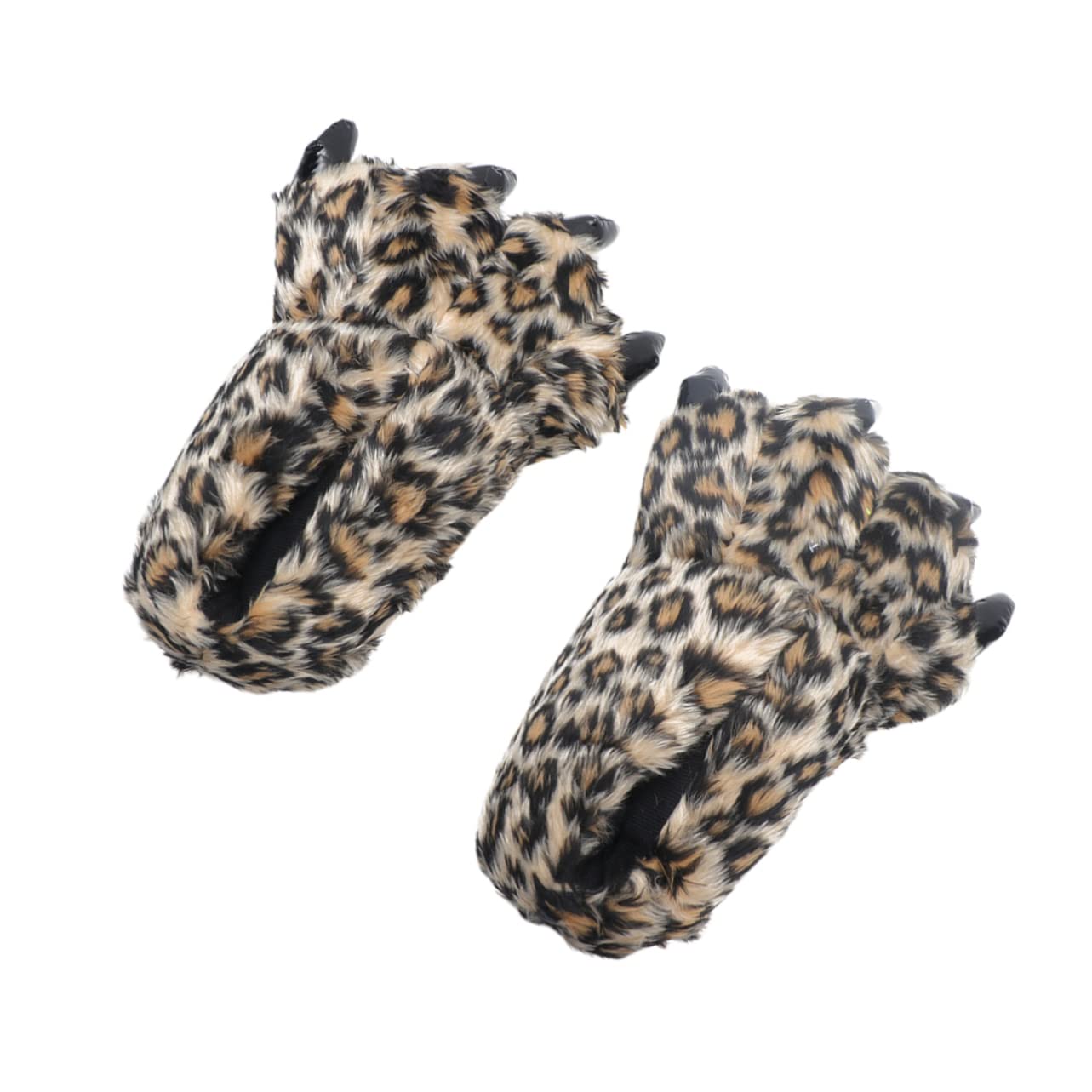 Pantoufles chaudes hiver antidérapantes à motifs griffes de monstre