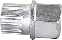 Vista 10 de TEMO 34/18Pt Llave de extracción de tuerca de rueda antirrobo para pernos de bloqueo de rueda TEMO S3054 para vehículos BMW