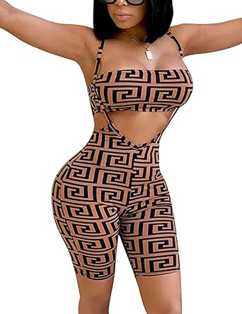 Fashion Nova - Conjunto de 2 piezas de mono para mujer con tirantes en la  parte superior - Negro - Large: Amazon.es: Ropa